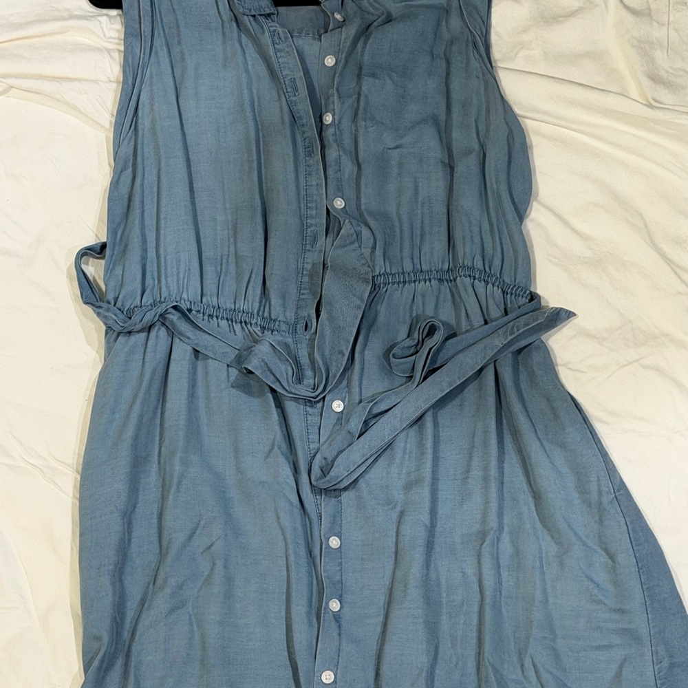 Banana Republic Blue Sleeveless Dress